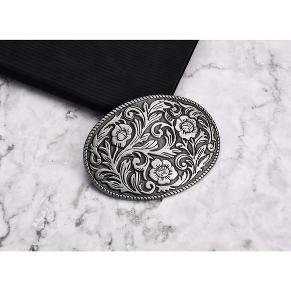 Wome Antique Rose Texas Cowboy Cowgirls Christmas Halloween Gifts  Belt Buckle main image 7